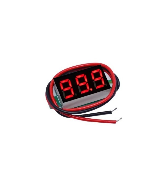 Digital Voltmeter RED LED 0.36inch 2 Wires