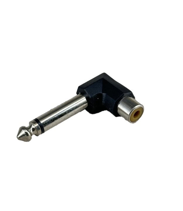 RCA to 6.35mm Mono Male Adapter