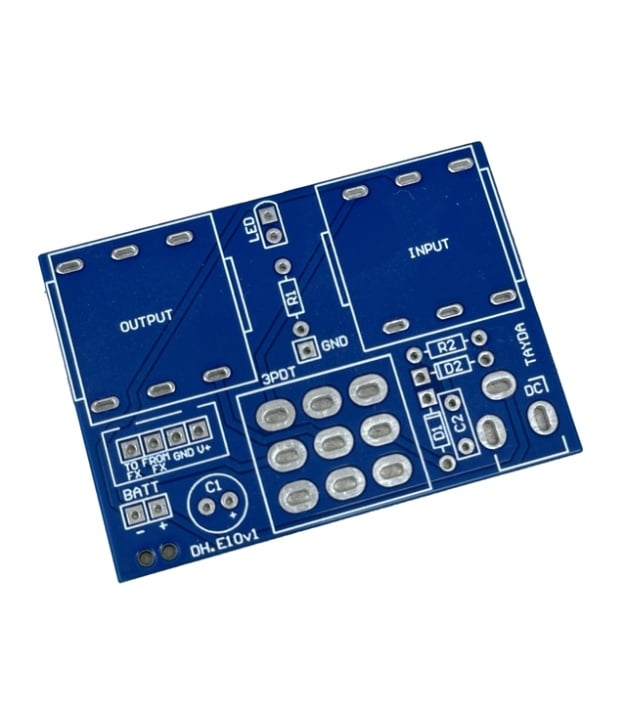 PCB for 125B enclosure DIY PCB Guitar Effect