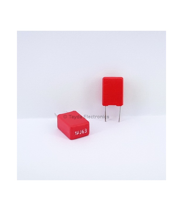 1uF 63V 5% Polyester Film Box Type Capacitor WIMA MKS2