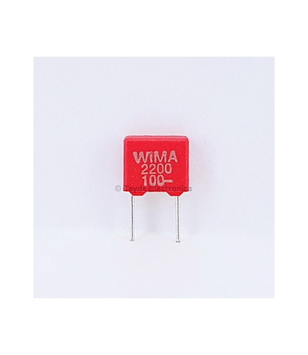 2200PF 2.2nF 100V 5% Polyester Film Box Type Capacitor WIMA FKS2