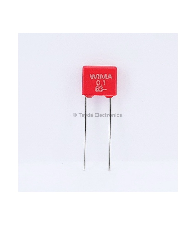 0.1uF 63V 10% Polyester Film Box Type Capacitor WIMA MKS2