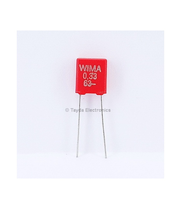 0.33uF 63V 5% Polyester Film Box Type Capacitor WIMA MKS2