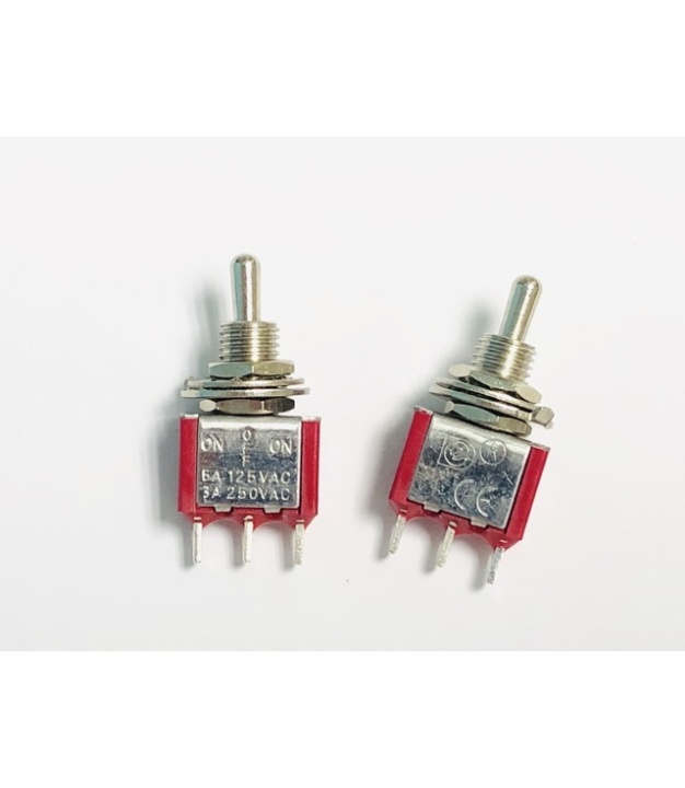 Mini Toggle Switch SPDT On-Off-On Short Handle 