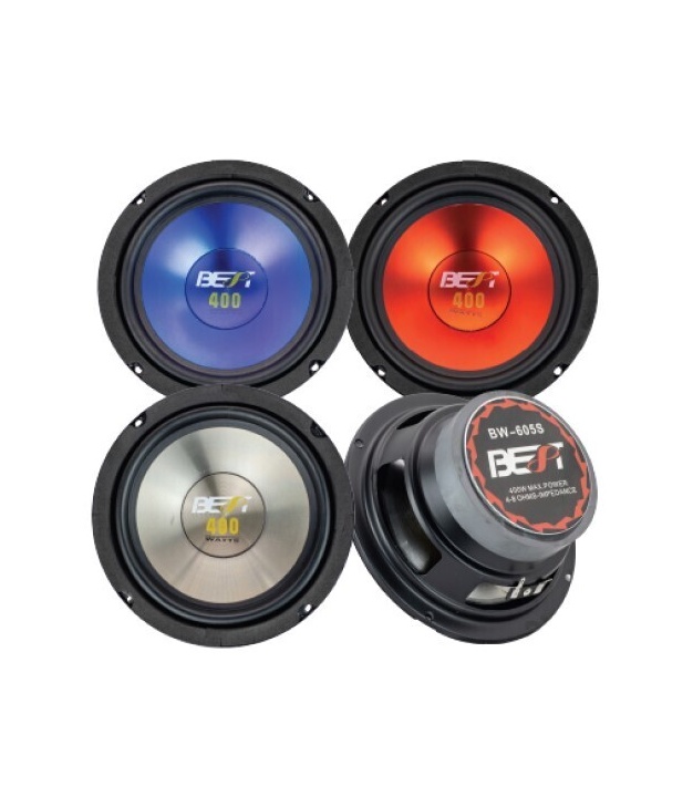 BW-605 BLUE Cone Car Speaker 6.5inch