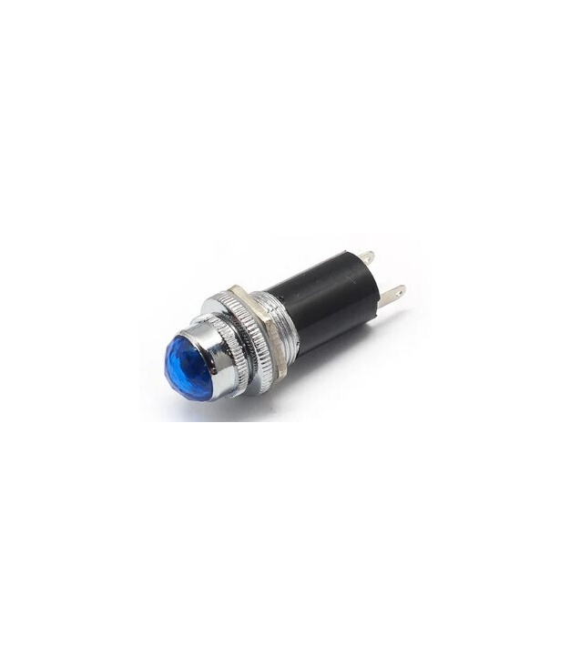 16mm Blue Diamond Head Led Indicator Lamp Panel Mount 24V