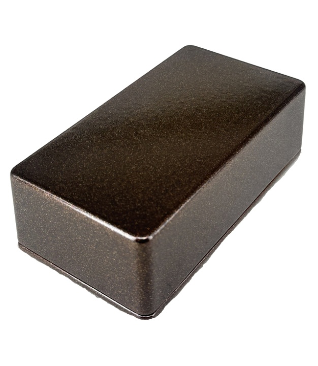 125B Style Aluminum Diecast Enclosure Metallic Brown