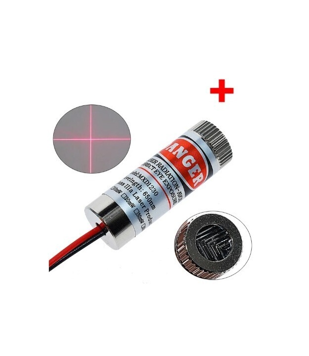 650nm Red Laser with Cross Mark Glass Lens