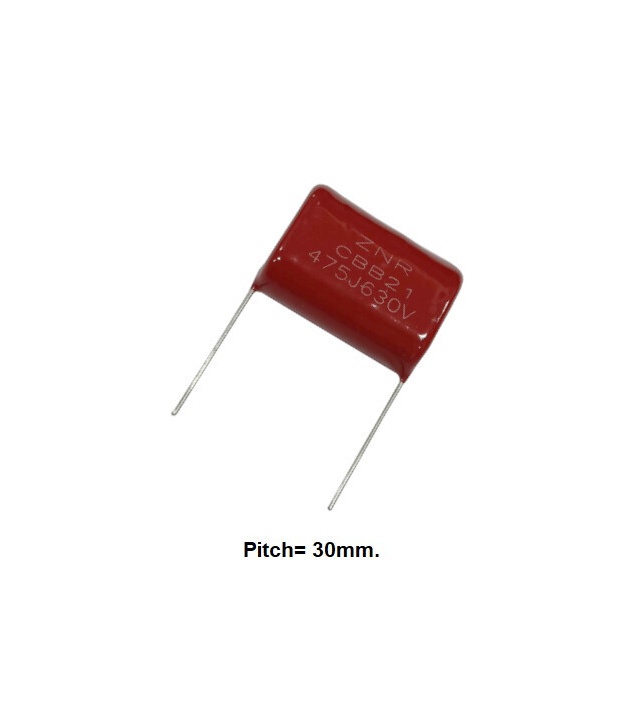4.7uF (475) 630V 5% Metallized Polypropylene Film Type Capacitor