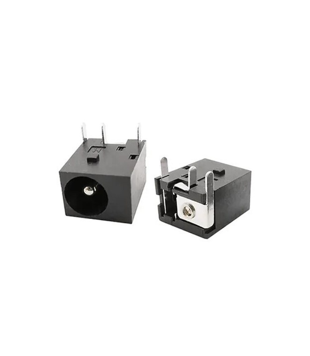 DC Power Jack 2.1mm Black 3 Pins