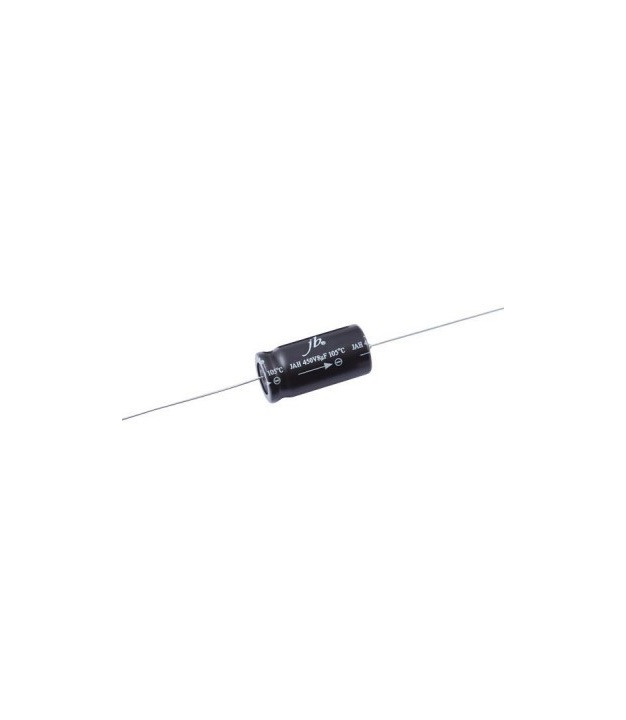 1uF 50V 105C JAH Axial Aluminum Electrolytic Capacitor 6.3x13mm