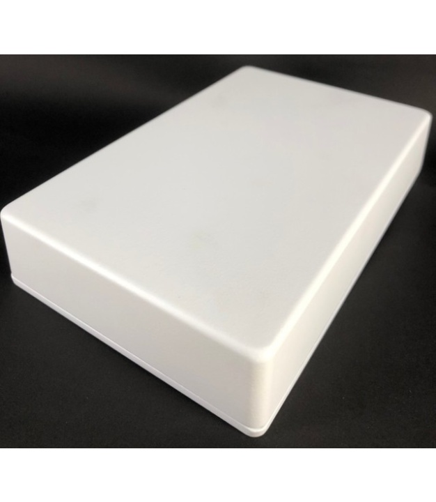  	1590DD Style Aluminum Diecast Enclosure MATTE White