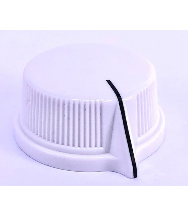 White knob 29x13mm shaft hole 6.40mm