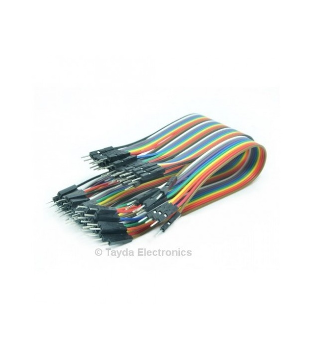 Premium Jumper Wires Male / Male 200mm Pack of 40