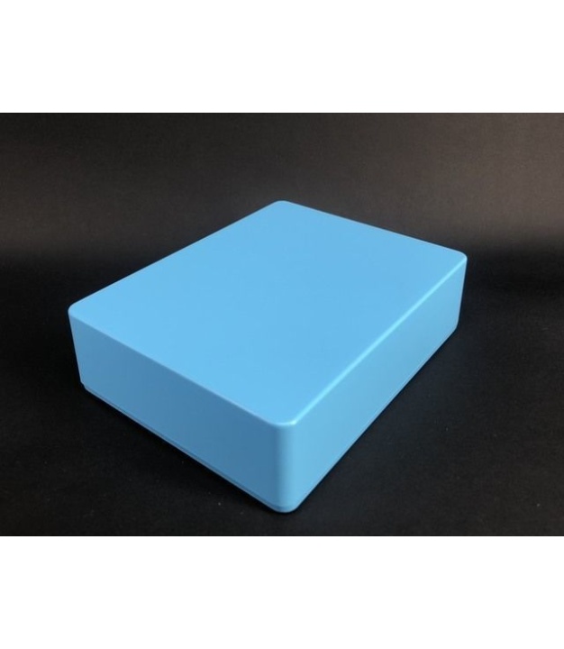 1590BB2 Style Aluminum Diecast Enclosure MATTE LIGHT BLUE