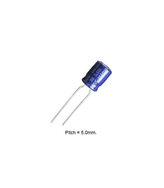 470uF 10V 105C Aluminum Electrolytic Capacitor 8x11mm AISHI