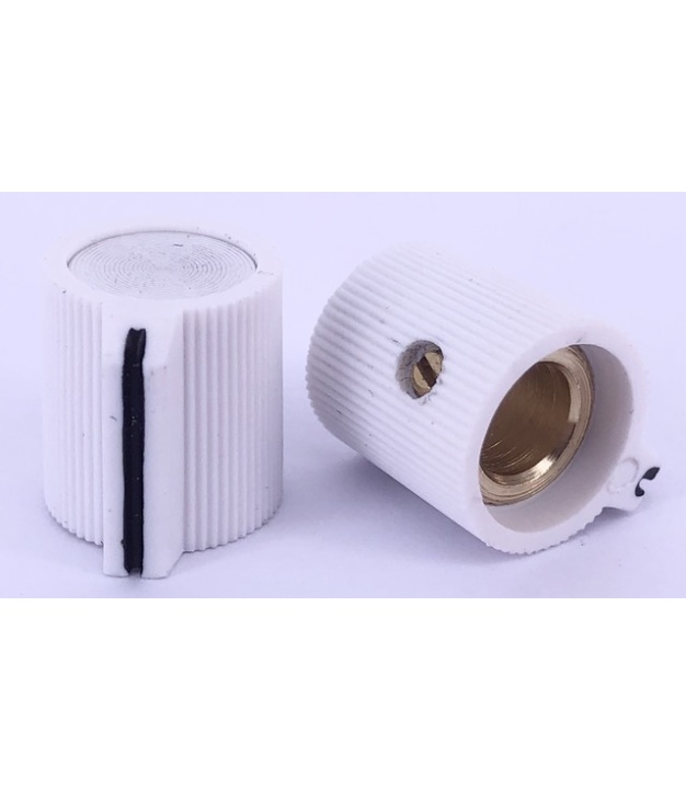 Control White Knob 16x14mm