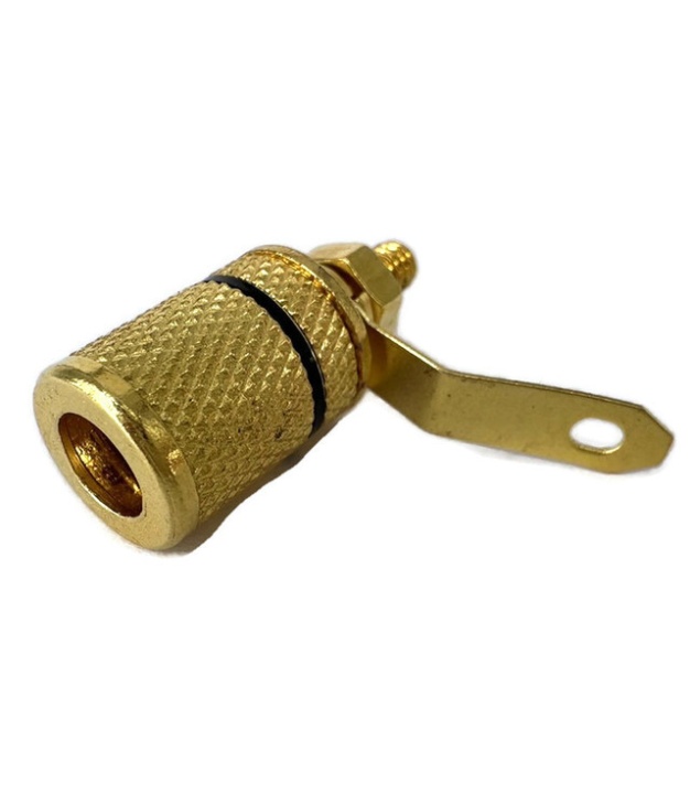 Black Gold Plated Low Profile Binding Post