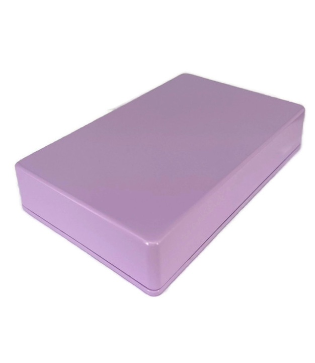1590DD Style Aluminum Diecast Enclosure Pastel Violet
