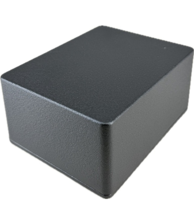 1590C Style Aluminum Diecast Enclosure MATTE BLACK SAND TEXTURE