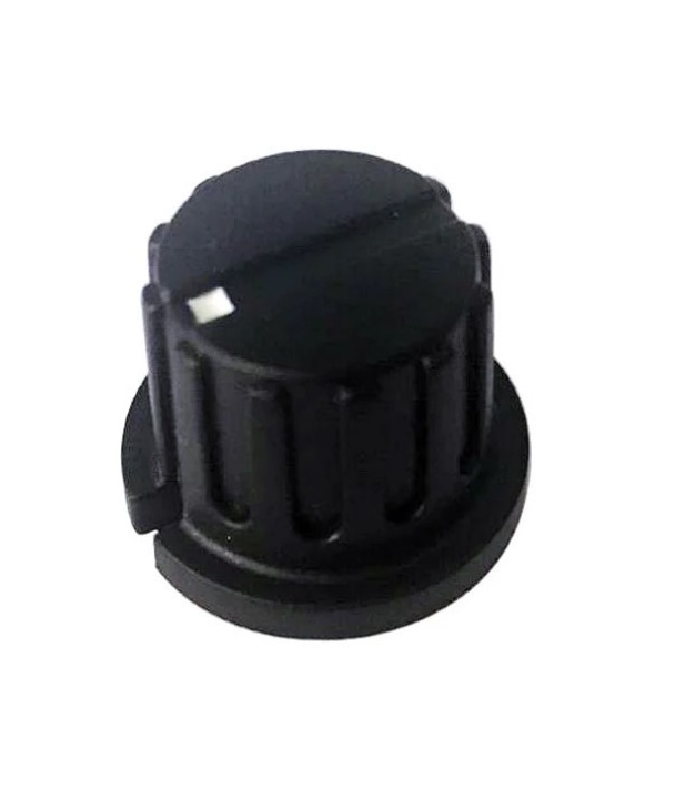 KN8E Black Knob 20x16mm Shaft Diameter 6.35mm