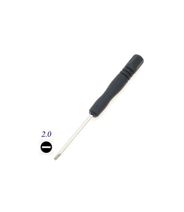 2.0mm Flat Head Screwdriver Black