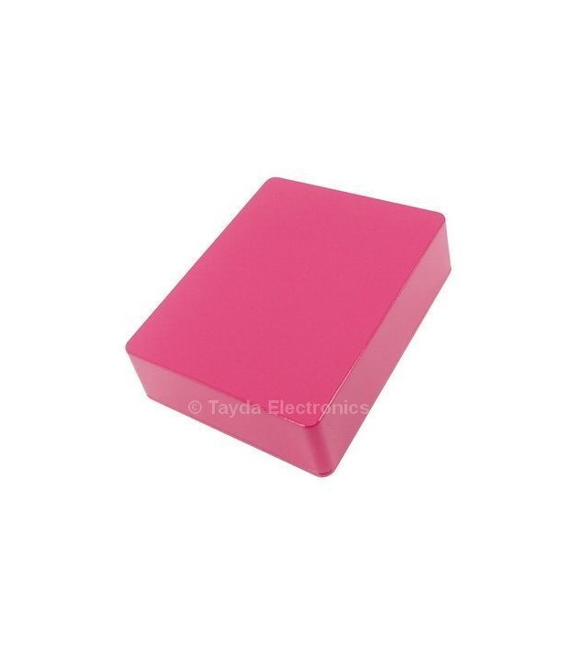 1590BB2 Style Aluminum Diecast Enclosure Viola PINK