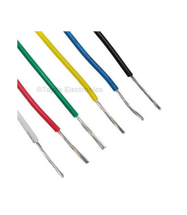 AWG 24 Green Hook-Up Wire 1FT (30cm) Stranded