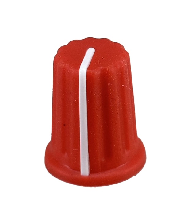 Red Pioneer DJ controller knob 16x20mm D-Shaft
