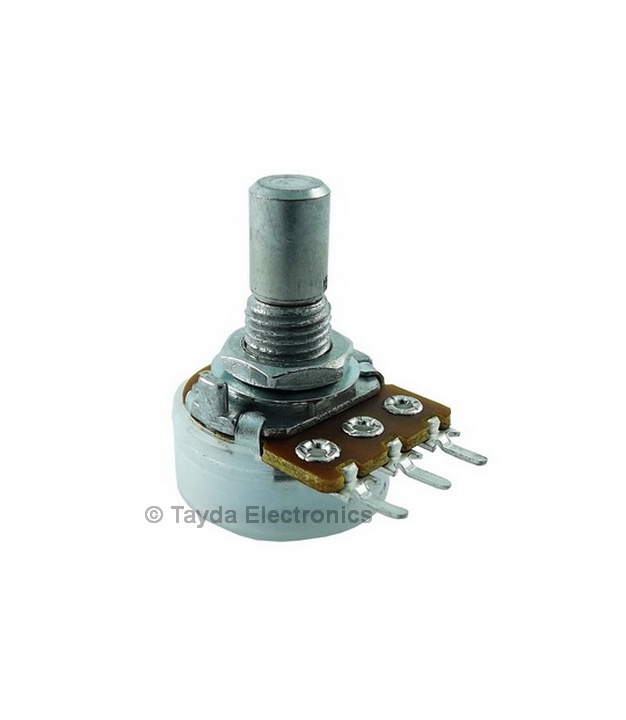 1K OHM Linear Taper Potentiometer Round Shaft PCB Mount
