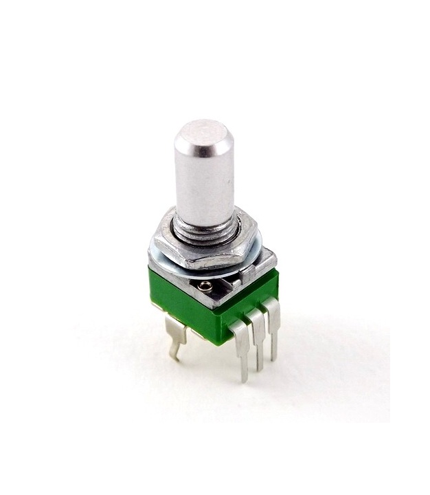 100K OHM Logarithmic Taper Potentiometer Round Shaft PCB 9mm