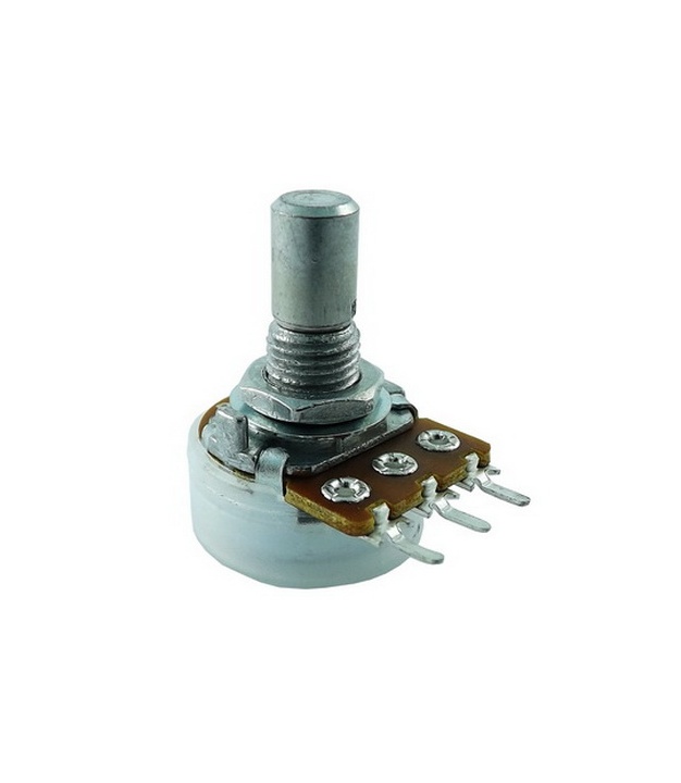 500K OHM Linear Taper Potentiometer Pot Round Shaft PCB Mount