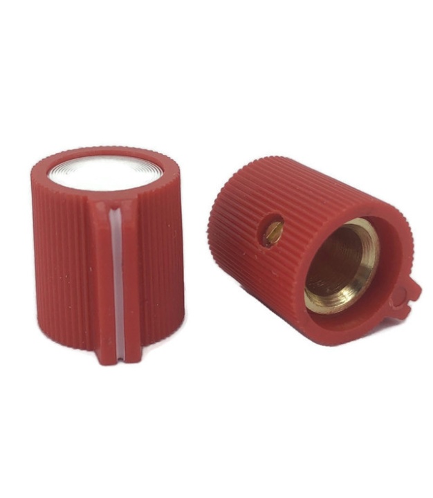 Control Red Knob 16x14mm