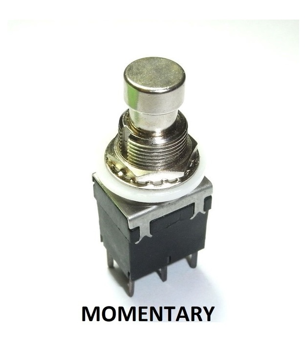 2PDT DPDT Momentary Stomp Foot / Pedal Push Button Switch PCB