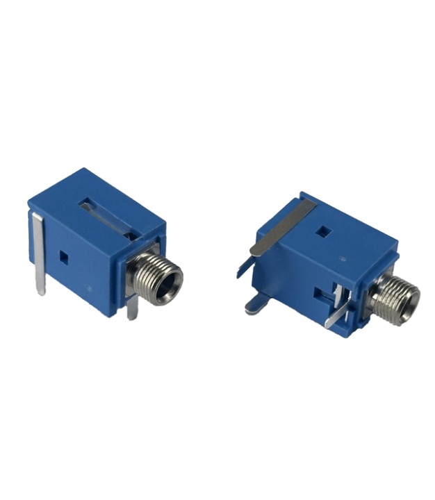 3.5mm Stereo Blue Phone Jack WQP-WQP729JH