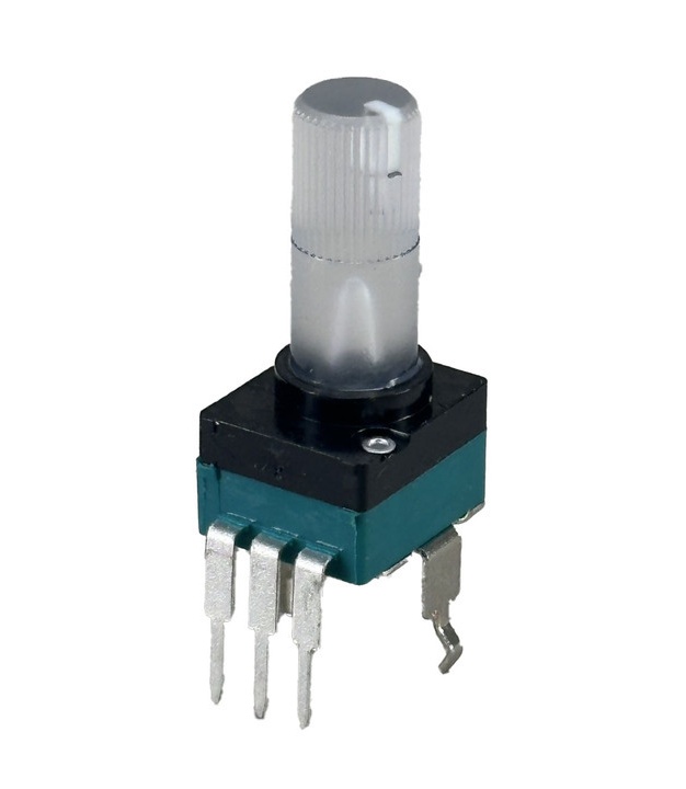 TAYDA 50K OHM Linear Taper Potentiometer CLEAR Spline Shaft PCB Mount