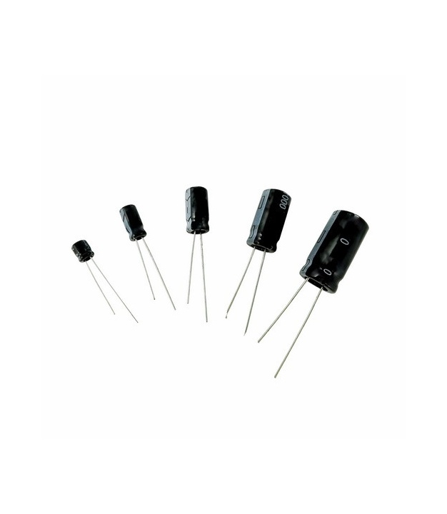 0.1uF 50V 105C Radial Electrolytic Capacitor 5x11mm