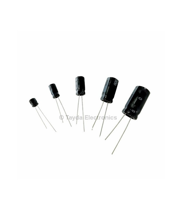 100uF 16V 105C Radial Electrolytic Capacitor 5x11mm