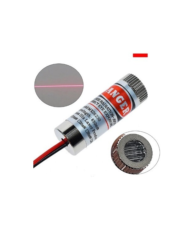 650nm Red Laser with Line Mark Glass Lens