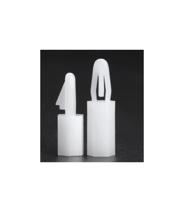 White Nylon Standoff Spacer Female Thread M3x6mm 