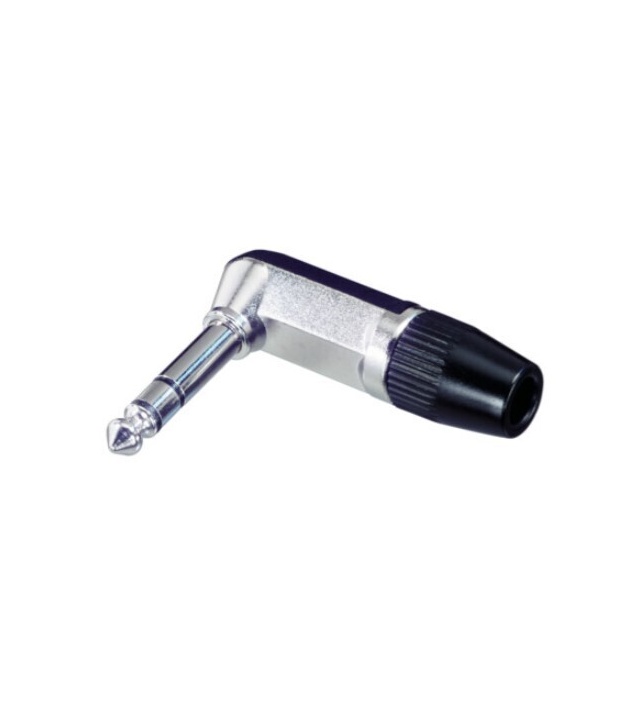 REAN NEUTRIK NYS208 6.35mm 1/4" Stereo Jack Right Angle Plug