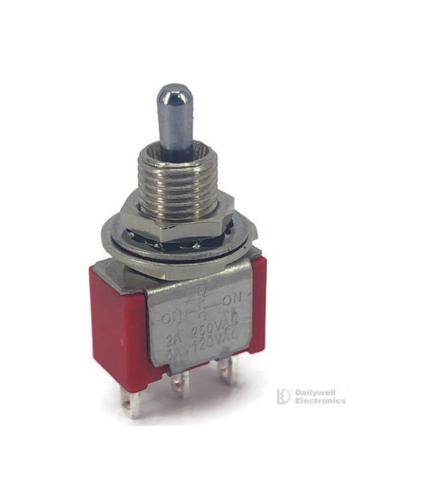 Toggle SPDT On-Off-On Short Lever
