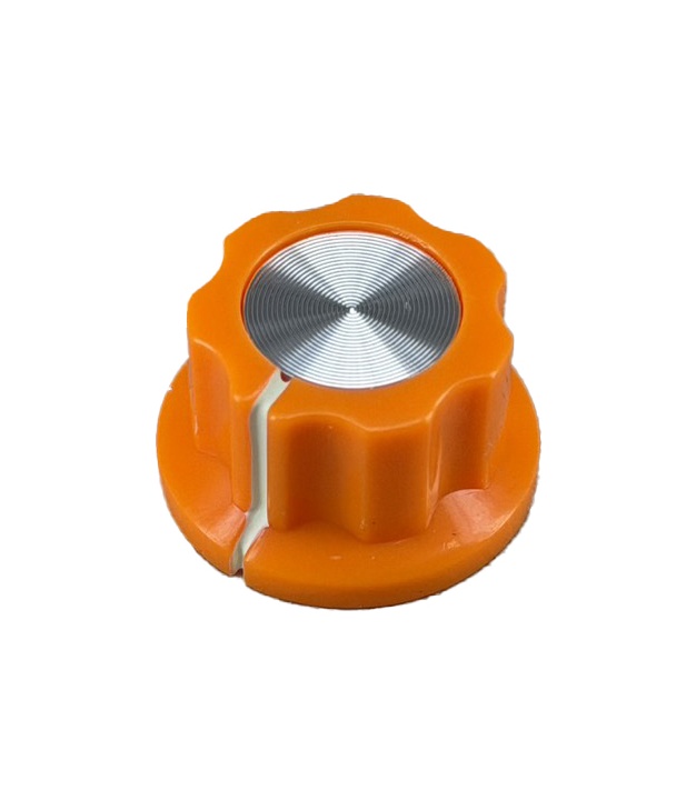 Boss Style Orange Knob 20x12mm