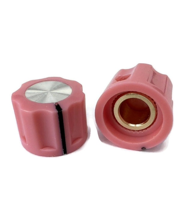 KN1360 ABS Fluted Pink Knob 16x12mm