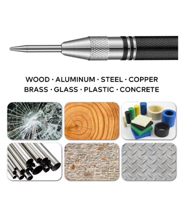 Center Punch Drill Tool For Drilling Enclosures