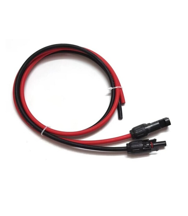 1 Pair 16AWG Solar Panel Extension cable 1M 