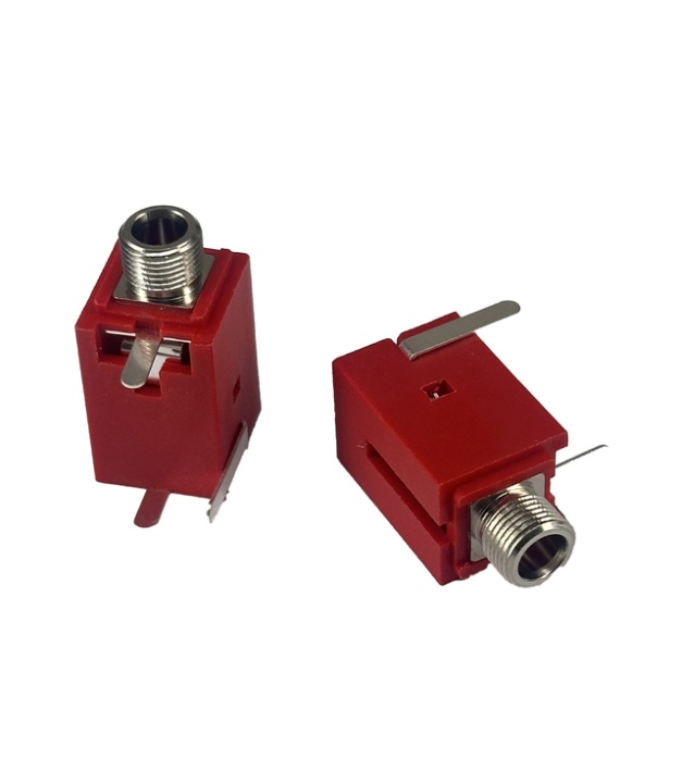 3.5mm stereo Red Phone Jack 