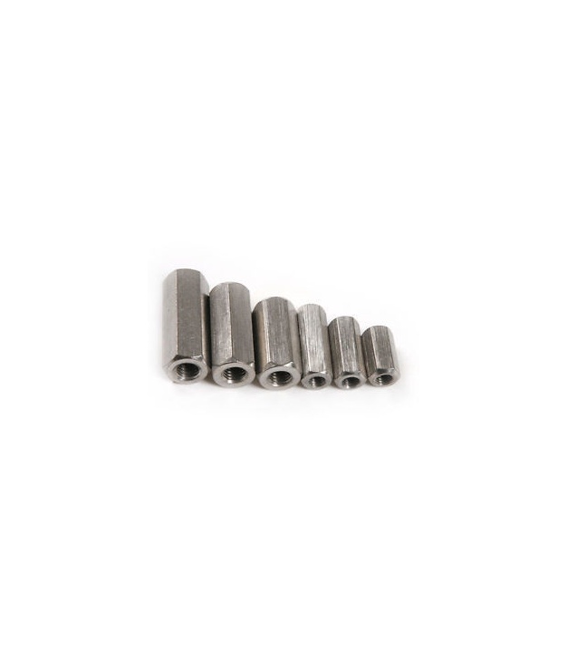 Brass Standoff Spacer Silver Screw Hex Female M3x19mm