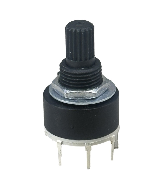 MINI ROTARY SWITCH 2 POLE 4 POSITION 15K
