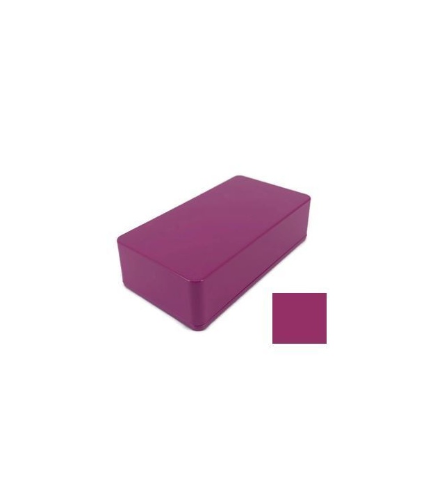 1590B Style Aluminum Diecast Enclosure Matte Violet